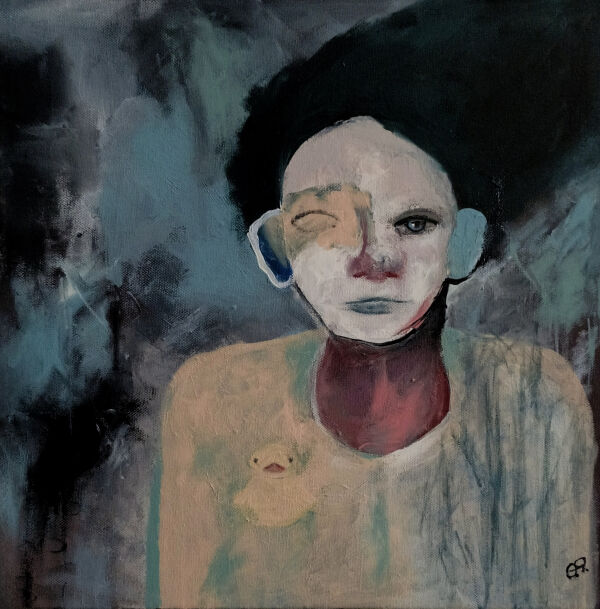 "Перед ливнем" 40х40 см, холст, масло, 2024