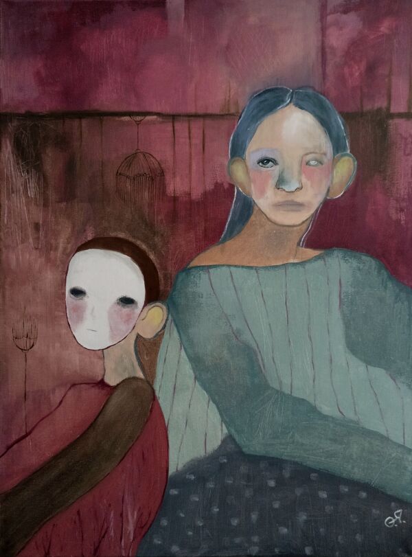 "Лофт" 60х80 см, холст, акрил, 2026